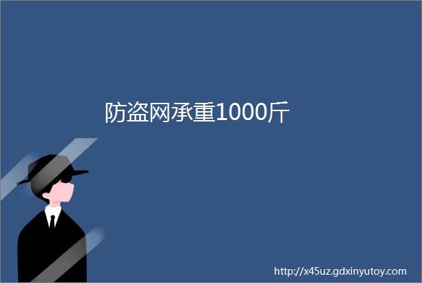 防盗网承重1000斤